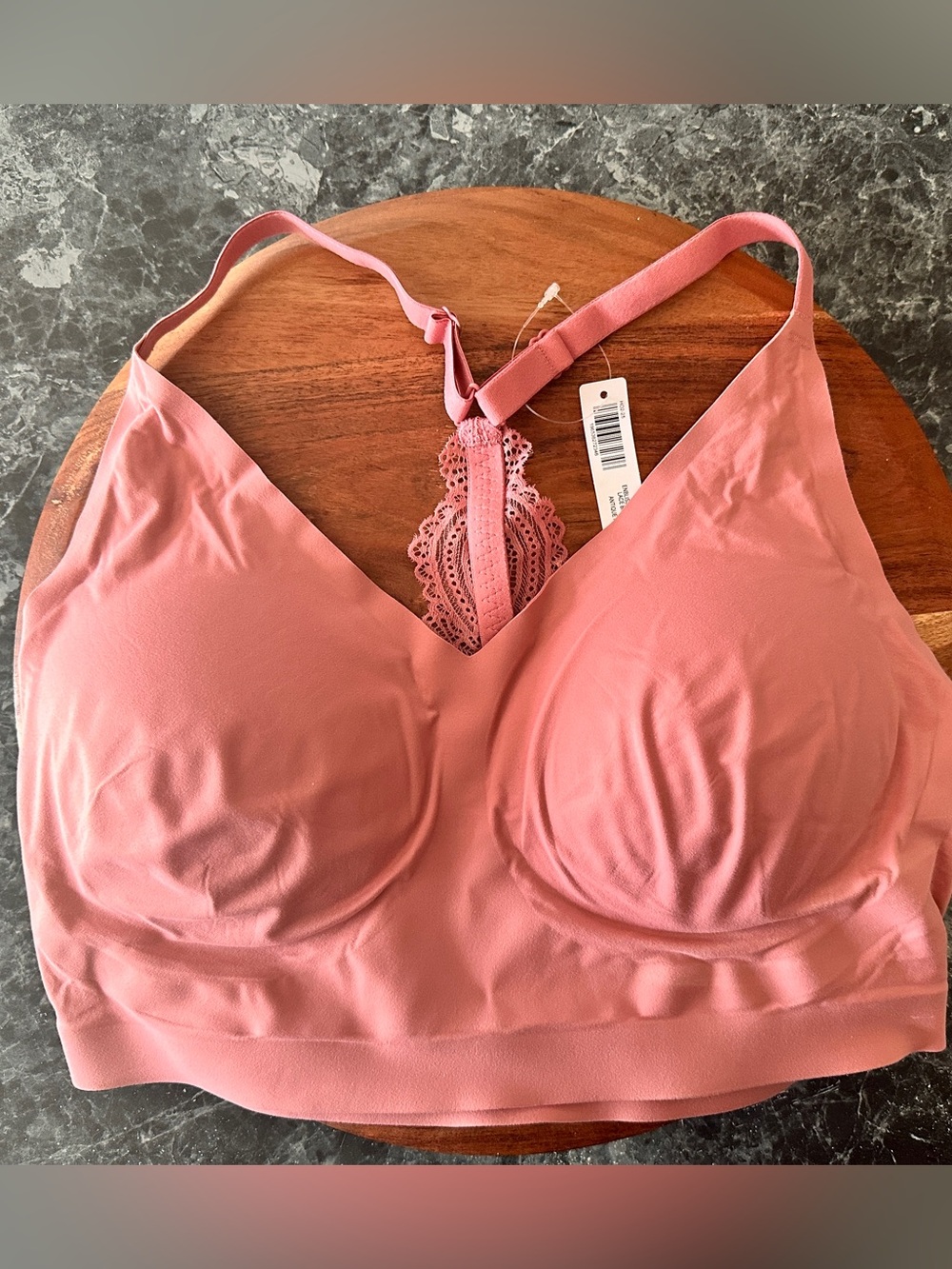 Soma Enbliss Racerback Bralette Antique Pink size XXL NEW w/Tags